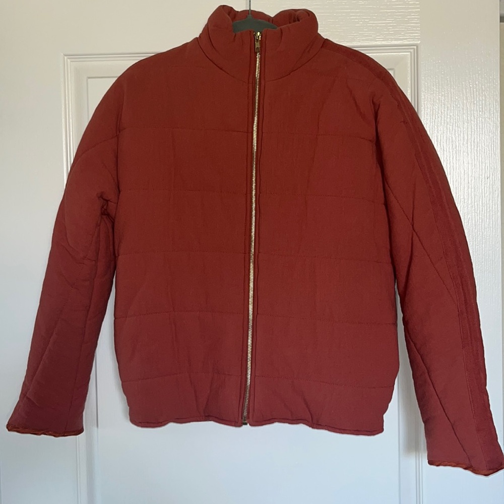Burnt Orange Puffer Jacket